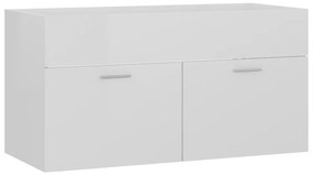 Armário lavatório + lavatório embutido derivados de madeira