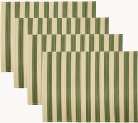 Individuais artesanais Rayas, conjunto de 4