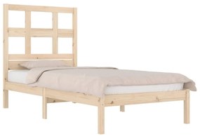 Cama sem colchão 90x190 cm madeira de pinho maciça
