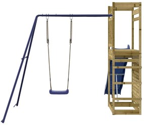 Conjunto de brincar para exterior madeira de pinho impregnada