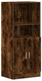 2pcs armário de cozinha conjunto deriv. madeira carvalho fumado