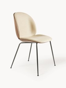 Cadeira estofada com assento em concha Beetle