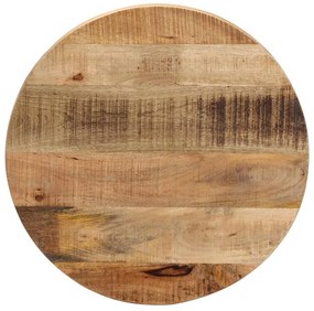 Tampo de mesa redondo Ø40x3,8cm madeira mangueira áspera maciça