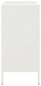 Aparador 68x39x79 cm aço branco