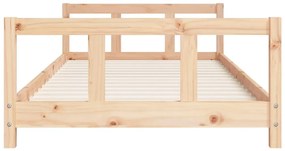 Estrutura de cama infantil 90x200 cm pinho maciço