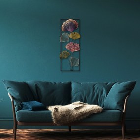 Acessório Decorativo de Parede em Metal Bys-075 – Multicolor – 32 x 90