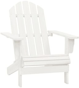 Cadeira de jardim Adirondack com mesa madeira de abeto branco