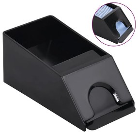 vidaXL Suporte de cartas para 2 baralhos preto
