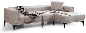 Sofá-Cama de Canto Horizon – Ecru – 250x140 cm