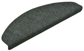 Tapetes de escada autoadesivos 30 pcs 65x21x4 cm verde