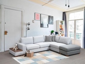 Sofá de Canto Loop – Cinzento Claro – 246 cm x 308 cm