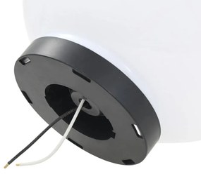 Candeeiros esféricos LED 4 pcs 25 cm PMMA