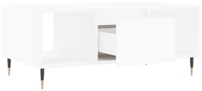 Mesa de centro 90x50x36,5 cm derivados de madeira branco