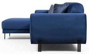 Sofá-cama de canto Image Corner – Azul Marinho – 287 cm x 169 cm