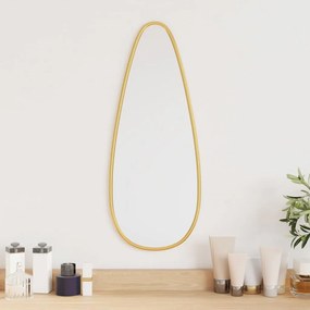 vidaXL Espelho de parede 50x20 cm dourado