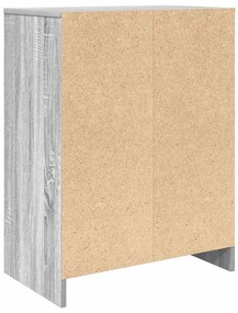 Sapateira 57x34x76 cm derivados de madeira sonoma cinza