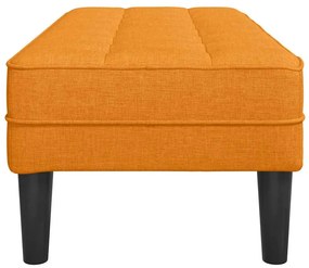Banco vidaXL Amarelo Escuro 113x57x39 cm Tecido