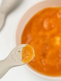 Primeiras colheres para bebé bege-areia