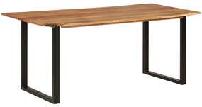 286472 vidaXL Mesa de jantar 180x90x76 cm madeira de acácia maciça
