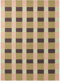 Tapete em lã artesanal de pelo curto Teressa