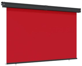 Toldo lateral para varanda 170x250 cm vermelho