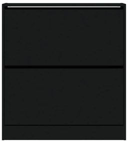 Sapateira 80x21x87,5 cm derivados de madeira preto