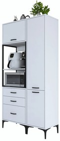 Armário Multiusos JE143 – Branco – 100x198,6x40 cm