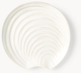 Pratos de porcelana em concha Andrina, conjunto de 4
