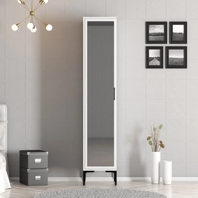 Roupeiro Kumsal R – Branco – 40 cm x 47,5 cm x 201,4 cm