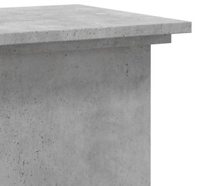 Suporte p/ plantas 33x33x60 cm derivados madeira cinza cimento