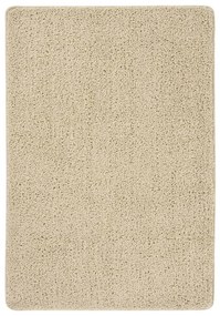 Tapete shaggy 160x230 cm antiderrapante cor creme