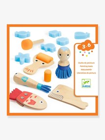 Utensílios para pintar, da DJECO laranja