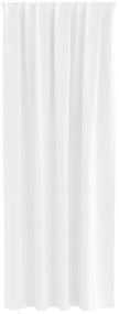 Cortinas opacas 2 pcs Branco Puro 245 x 140 cm Poliéster