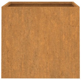 Vasos/floreiras 2 pcs 32x30x29 cm aço corten