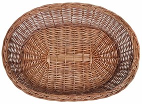 Cesto para cão/cama para animais salgueiro natural 90 cm