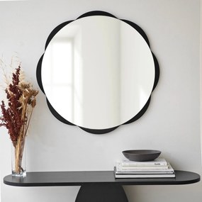 Espelho Fiore – Preto – 65 cm x 65 cm