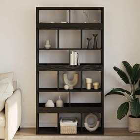 Divisória de Ambiente 2 pcs Carvalho preto 100x33x187,5 cm Madeira eng