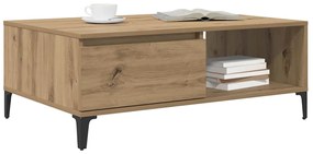 Mesa de centro carvalho artisiano 90 x 60 x 35 cm
