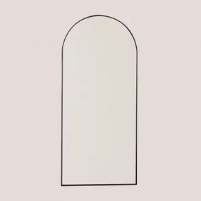 Espelho De Parede De Metal Belm Preto & 80 X 180 Cm - Sklum