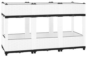 Canteiro elevado 120x40x71 cm polipropileno