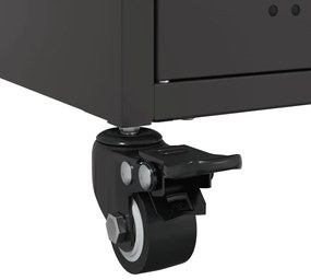 Aparador 68x39x72 cm aço preto