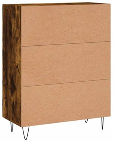 Aparador 69,5x34x90 cm derivados de madeira cor carvalho fumado
