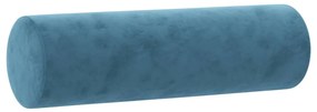 4 pcs conjunto de sofás com almofadas veludo azul