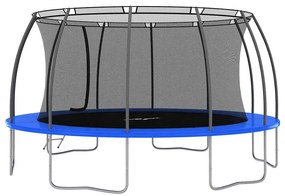 Conjunto de trampolim redondo 488x90 cm 150 kg