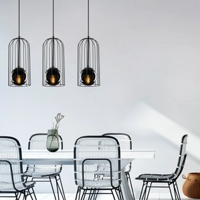 Candeeiro Suspenso Tweety – Preto – 67 x 15 cm