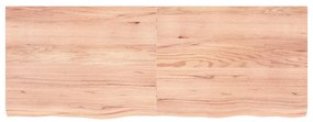 Tampo de mesa 160x60x(2-6) cm carvalho tratado castanho-claro