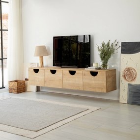 Móvel TV Stand Four Seasons – Carvalho – 180x35x35 cm