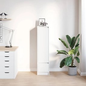 Aparador alto 29,5x34x119,5cm derivados de madeira branco