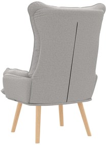 Poltrona Relaxante vidaXL Cinza Nuvem