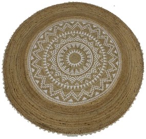 Tapete Dkd Home Decor Castanho Mandala (200 X 200 X 0,75 cm)